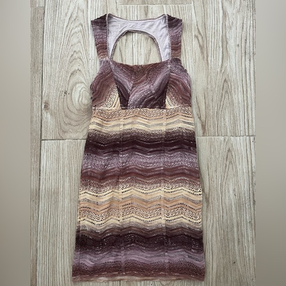 Free People All You Ever Wanted Ombré Stripes Lace Dress - Picture 4 of 7